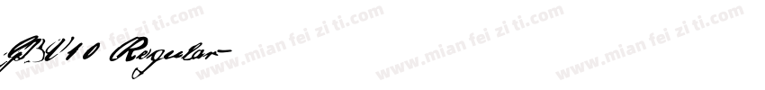 GBV10 Regular字体转换